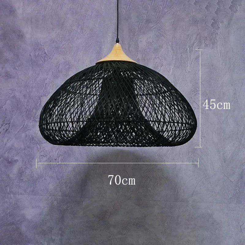 2026 Southeast Asian Rattan Lamps Handmade Pendant Lights Hight Quality Dining Room Restaurant Kitchen Light Fixtures