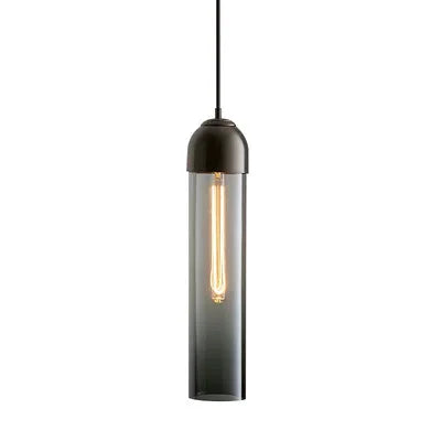 Modern LED Pendant Lamp Gray Glass Hanging Suspension Bedroom Kitchen Living Home Hall Indoor Decors Bar Nordic Lighting Lights