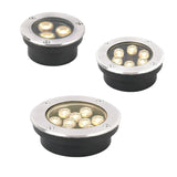 Ultra-Thin IP67 Waterproof LED Buried Light - 3W 5W 9W Outdoor Garden Path Spotlight