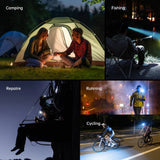 HS42 2100lm EDC LED Headlamp (SST40 White, Red & Floodlight) - 18650 USB-C Rechargeable Right-Angle Flashlight with Magnetic Tailcap for Camping