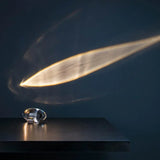 Italian Designer "Eye of the Sky" Table Lamp - Crystal LED Projector Light