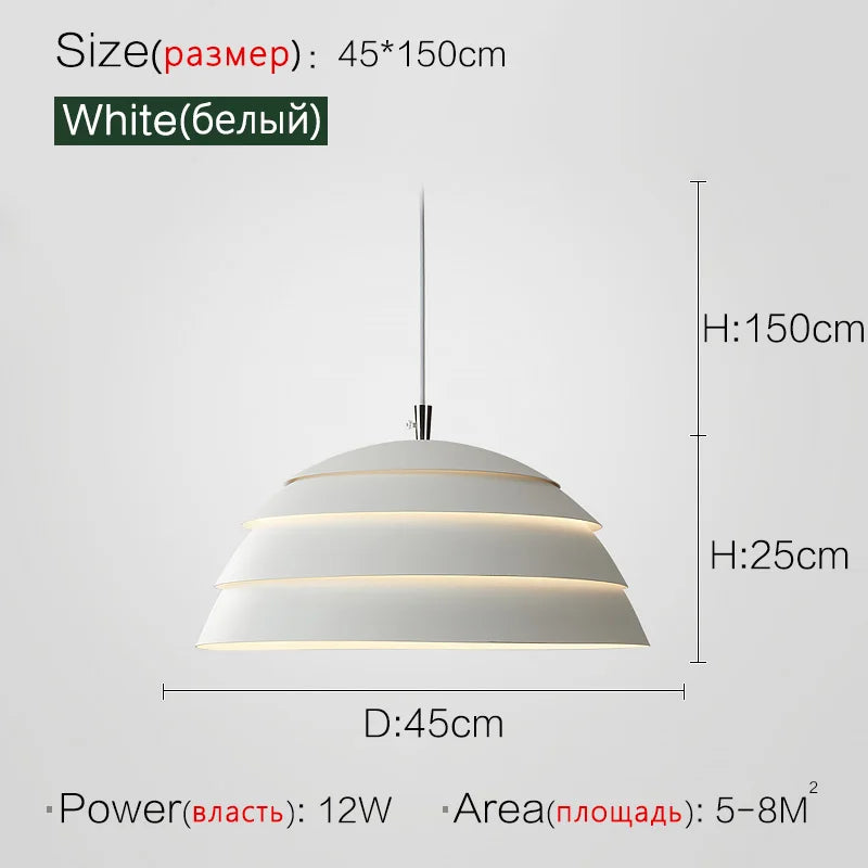 Nordic Minimalist Pendant Light Bar Restaurant Dining Room Bedroom Led Luster&#39;s lamparas colegnates para techno Room Decors E27 Lamp