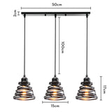 Vintage Pendant Lamp Iron Frame Ceiling Lighting Paint Restaurant Teahouse Chandelier Indoor Wrought Metal Modern Pendant Lights