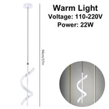 Modern LED Chandelier Light Nordic Living Room Bedroom Bedside Ceiling Lamp 220V 22W Aisle Corridor Lighting Decoration Bulbs