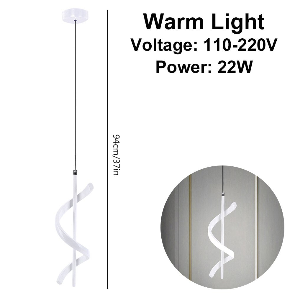 Modern LED Chandelier Light Nordic Living Room Bedroom Bedside Ceiling Lamp 220V 22W Aisle Corridor Lighting Decoration Bulbs