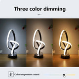 Simple & Creative LED Desk Lamp - USB Powered Three-Color Adjustable Brightness Light