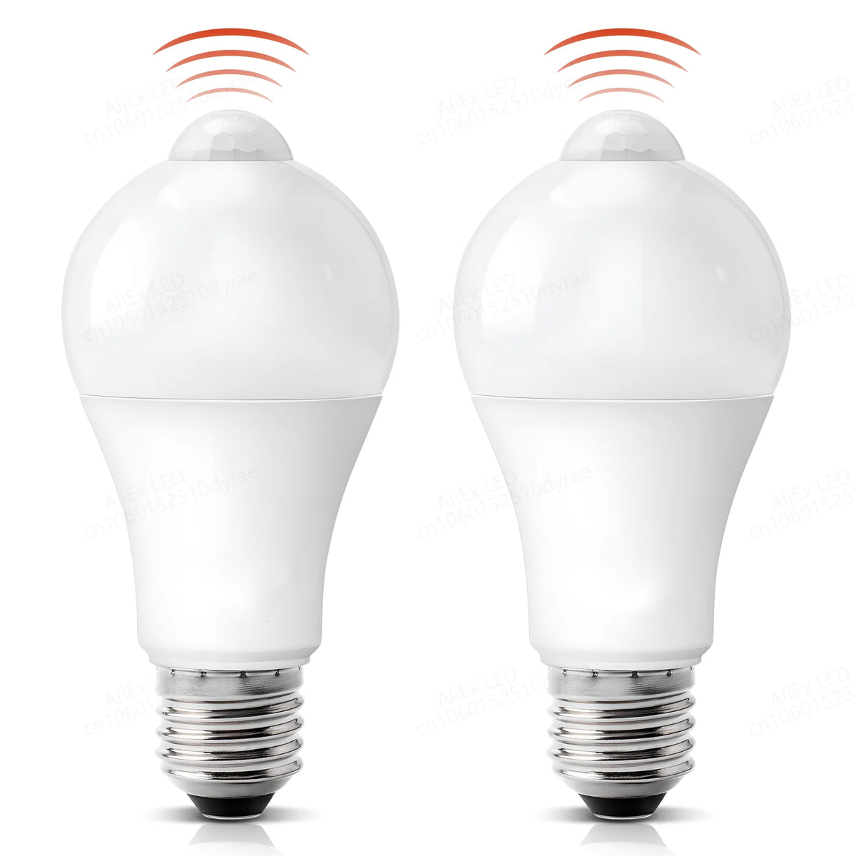 Motion Sensor Light 220V E27 20W 18W 15W LED Lamp Auto Smart Infrared ...
