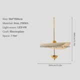 Lotus Leaf Hanging Lamps for Ceiling Staircase Restaurant Living Room Pendant Light Hotel Lobby Chandelier Room Decor Mood Light