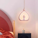 Princess Room Chandelier - Cute Cream Style LED Light for Girls Bedroom