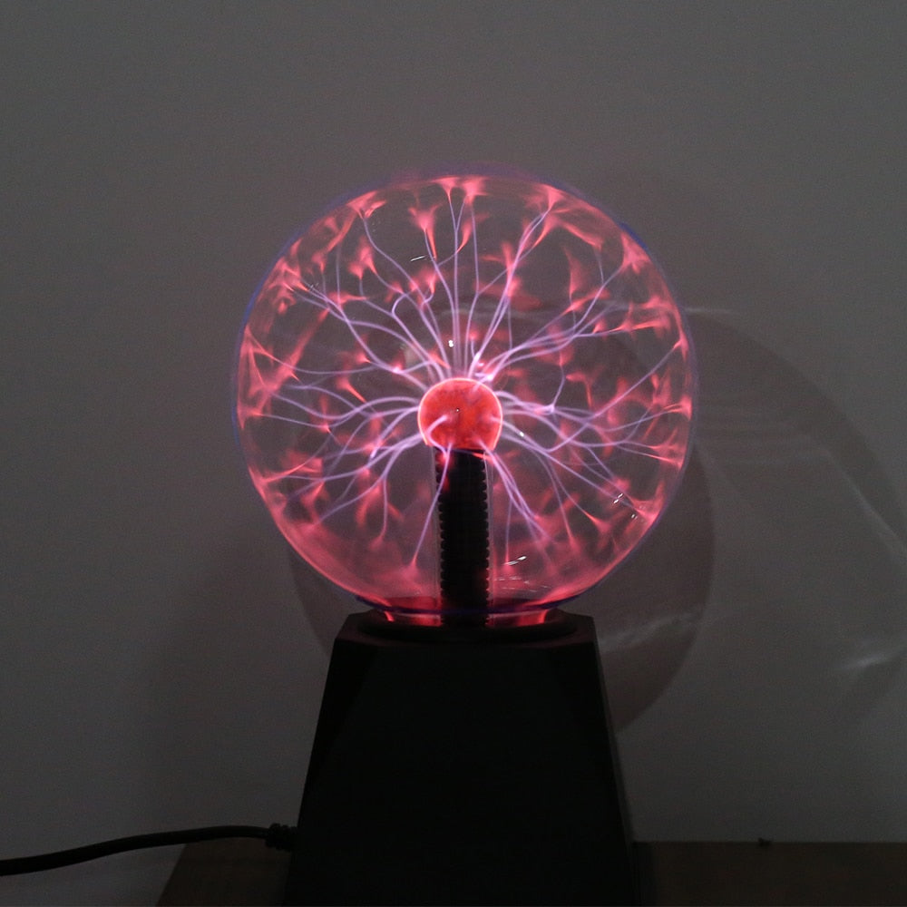 Novelty Glass Magic Plasma Ball Light Electric Lamp 220V 3 4 6 8 Inch Night Light Decor Plasma Lamp