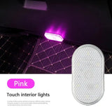 1pcs Car Touch Interior Lights USB Charging Reading Lamp Atmosphere Lights Car Interior Decoration
