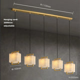 2026 Marble Series Gold Chrome Dimmable Led Chandelier Lighting Lustre Suspension Luminaire Lampen For Living Room
