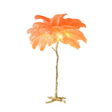 Nordic Ostrich Feather Floor Lamp - Luxury Standing Lamp for Living Room & Bedroom