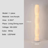 Modern Nordic Grass Skirts LED Floor Lamps Living Room Bedroom Lighting Decor Lustre Floor Lights Indoor Bedside Lights Fixture