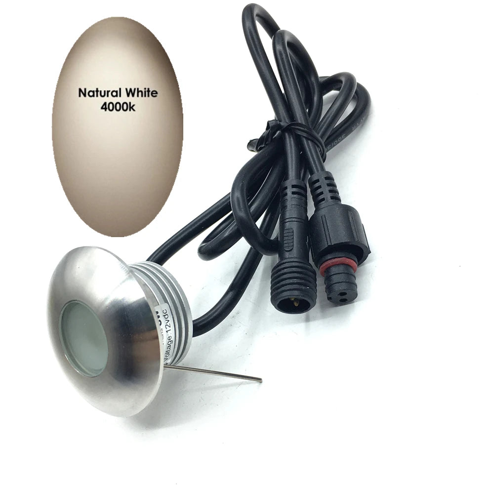 Low-Voltage DC 12V LED Deck & Step Lights - Waterproof Recessed Patio Staircase Lighting Pack