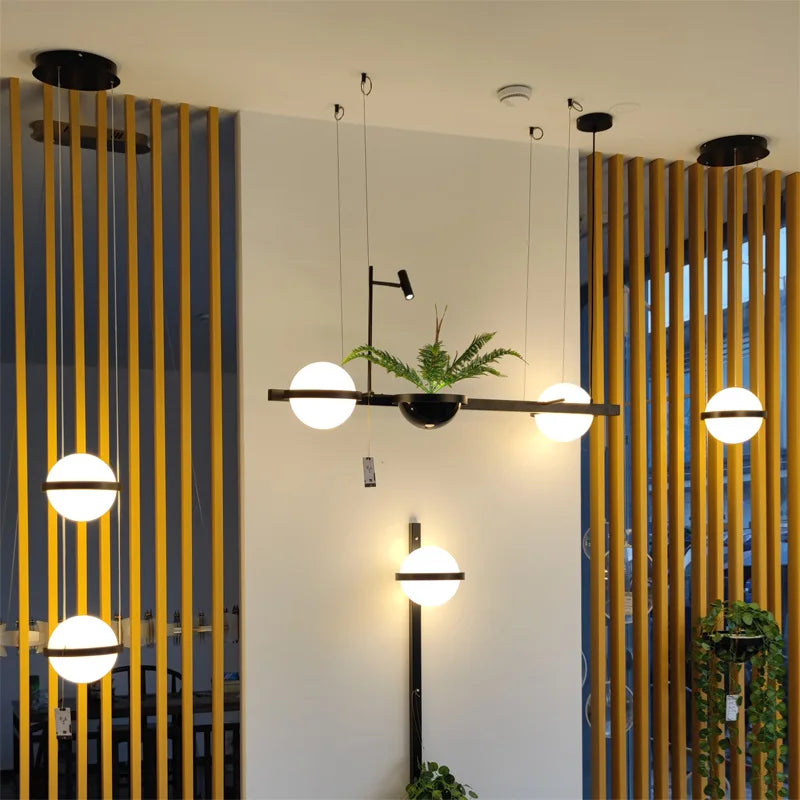 2026 Modern Plant Pendant Lights Nordic DIY Sky garden Led Lamp Flower Pot Hanging Lamp Dining Room Lighting Fixtures Home Decor
