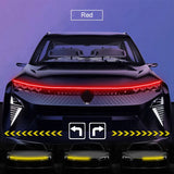 LED Car Hood Light with Turn Signal Scan and DRL.