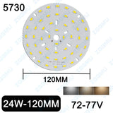 5730 SMD Aluminum LED PCB Board (15W / 18W / 24W, 5–10 Pcs) - DIY Ceiling Light Source Module with 15cm Wire