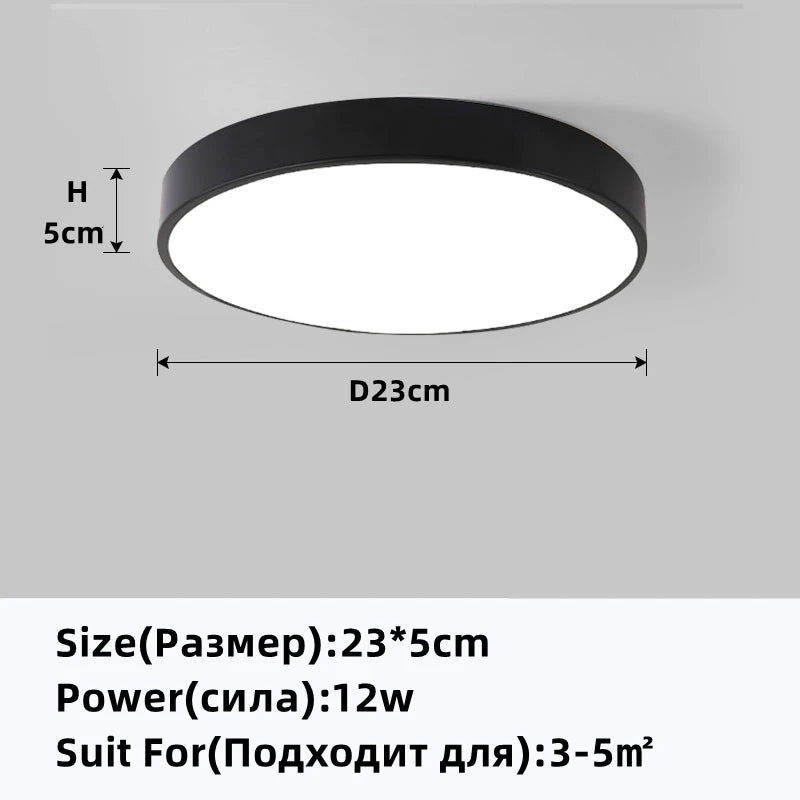 2026 Modern LED Chandelier - Nordic Aluminum Ceiling Light with Remote