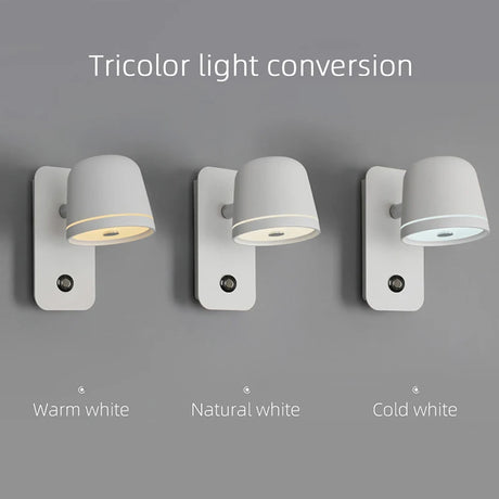  Nordic LED Bedside Wall Lamp Living Room Bedroom Corridor Creative Simple Reading Wall Light Infinite Dimming Nordic LED Bedside Wall Lamp Living Room Bedroom Corridor Creative Simple Reading Wall Light Infinite Dimming