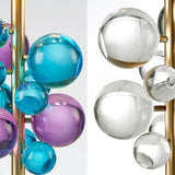 Light Luxury Creative Crystal Table Lamp Colorful Crystal Transparent Bedroom Study Table Lamp Postmodern Table Lamp Room Decor