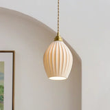 IWHD Home Design LED Pendant Lamp Balcony Reading Dining Room Japan Style Gold Copper Patterned Ceramic Hanging Lights Hanglamp
