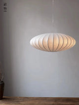 Handmade Apartment silk chandelier Japanese Style Wabi-sabi living room dining room cream style Silk pendant lamps