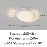 Nordic Style Living Room Ceiling Lamp Bedroom LED Ceiling Light Kitchen Modern Ceiling Lights Dining Room Aisle Indoor Lighting
