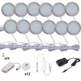 Tuya Wifi 12V LED Under Cabinet Lighting Dimming White/ Warm White Kitchen Counter Furniture Lighting Kit for Alexa Google Home