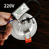 220V IP65 downlight waterproof DC12V LED ceiling light outdoor spotlights for recessed 3W 5W 12W High brightness lighting