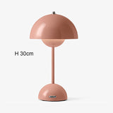 E2 New Mushroom Flower Bud Rechargeable LED Table Lamps Desk Light For Bedroom Dining Touch Night Light Simple Modern Decoration