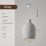 Nordic Wabi-Sabi Style Led E27 Pendant Lights Luster Dining Room Minimalism Lamp Home Decor Light Bar Loft Pendant Lamp Fixtures