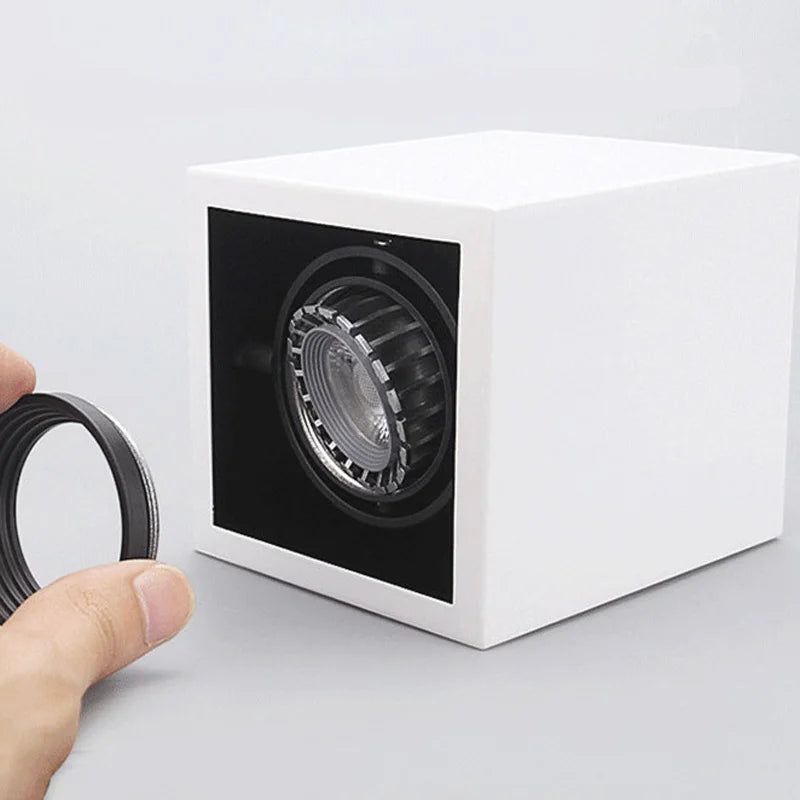 IP65 Waterproof LED Bathroom Ceiling Light - Dimmable GU10 Surface Mount Spot