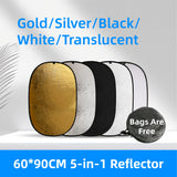 Multi-in-1 Photography Light Reflector - Portable Collapsible 5-in-1 / 7-in-1 Studio Board