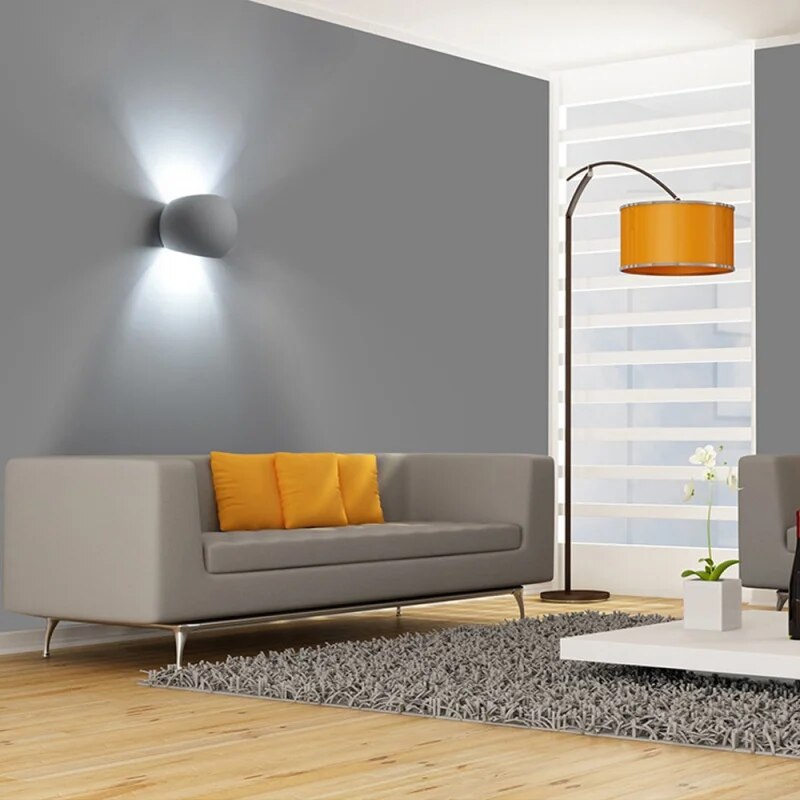 Modern LED Wall Lamp G9 5W Gypsum Wall Light Sconces Lamp door Bedside Bedroom Living Room Decor Lumination Home Kitchen Lighting