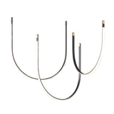 Minimalist Line Restaurant Chandelier Nordic Designer Creative Belt Art Villa Living Room Staircase Pendant Lights Home Decor