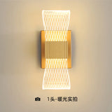 Nordic Luxury LED Wall Lamp - Modern Aluminum Bedside & Decorative Light