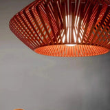 2026 Spain Wabi Sabi Handmade Rattan Bird Nest Chandelier LED Retro Natural Fiber Pendant for Bedroom Tea Room Balcony