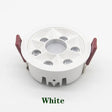 Embedded Dimmable LED Ceiling Light AC85-265V Kitchen Bedroom Shopping Mall Circular Panel Light 10W12W18W20W24W COB Downlight