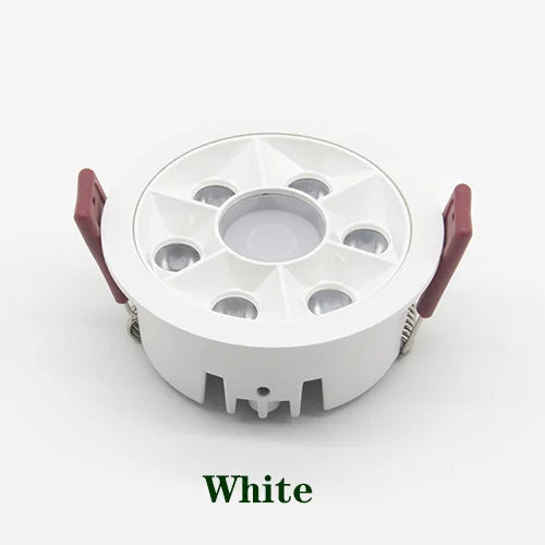 Embedded Dimmable LED Ceiling Light AC85-265V Kitchen Bedroom Shopping Mall Circular Panel Light 10W12W18W20W24W COB Downlight