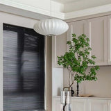 Japanese Wabi-Sabi Handmade Silk Pendant Lamp LED for Living Room Hotel Restaurant Home Decor
