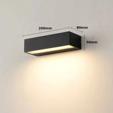 IP65 Waterproof Outdoor Wall Light Sconce - Modern Exterior Lighting Fixture for Porch, Balcony, Garden, Yard & Gate