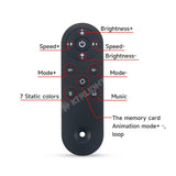 WiFi Smart Curtain Light Controller (DC5V–24V) - App Programmable LED String Driver for WS2811, WS2812B & WS2815