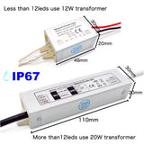 IP65 Mini LED Spotlight 1W 15mm - 12V Recessed Downlight with Transformer