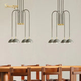 Modern Simplicity Luxury Stylish LED Pendant Lights Metal Hanging Lamps for Dining Room Hall Café Bar Home Decoration Art Design
