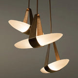 Designer art deco leather pendant light Nordic pendant lights Kitchen Coffee Tables Dining Room Bedroom Bedside Pendant Lights