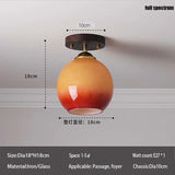 Home Lighting Walnut Copper LED Ceiling Light Corridor Living Room Light Interior Decoration Modern Ceiling Light Fixtures