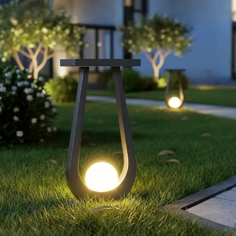 New Outdoor Solar Lawn Lights - Waterproof Ground Landscape Pathway Lamps