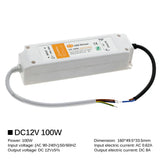 12V Power Supply Adapter 110V 220V to 12V Lighting Transformer 100W 72W 36W 18W DC12 Volts Source LED Driver for LED Strip Light