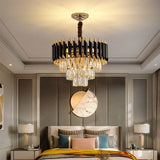 Home Appliance Crystal Ceiling Chandelier Luxury Dining Room Pendant Lamp Modern New Living Room Decor LED Bedroom Hanging Light